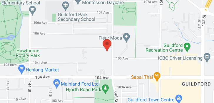 map of 6 14788 105A AVENUE